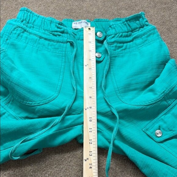 Free People Women’s Pull On Park Ave Pants In Golf Green Size Small - Picture 9 of 14